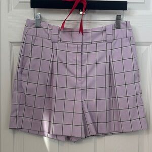 Worthington Lavender Plaid Women's Bermudas